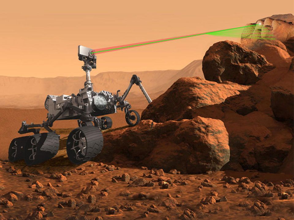 The Perseverance Rover recorded the first laser sound on Mars.  This is a ‘snap!’  not a ‘church pew!’