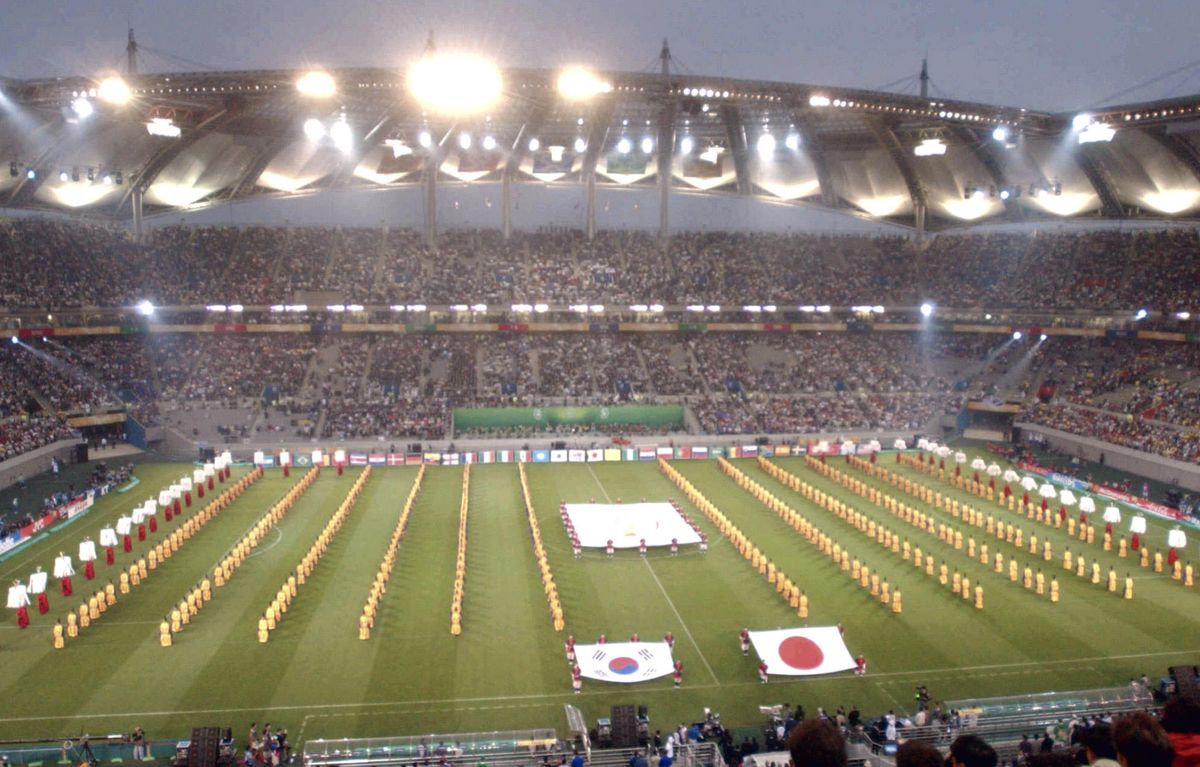 The opening ceremony of the 2002 World Cup in Seoul, South Korea