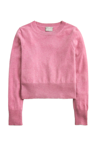 J.Crew Cashmere Shrunken Crewneck Sweater