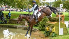 Pictured Alice Casburn and Topspin, who have been named on the British squad for the under-25 eventing World Championships.