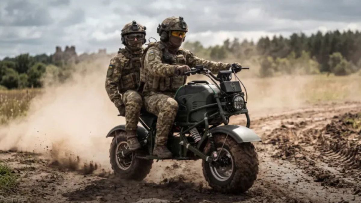 Ukraine built a stealth electric bike that powers drones and zooms over landmines