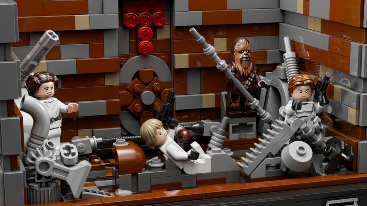 With these Star Wars Lego sets, you can literally throw your stuff in the trash (compactor).
