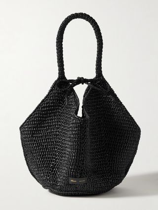 Lotus Medium Raffia Tote