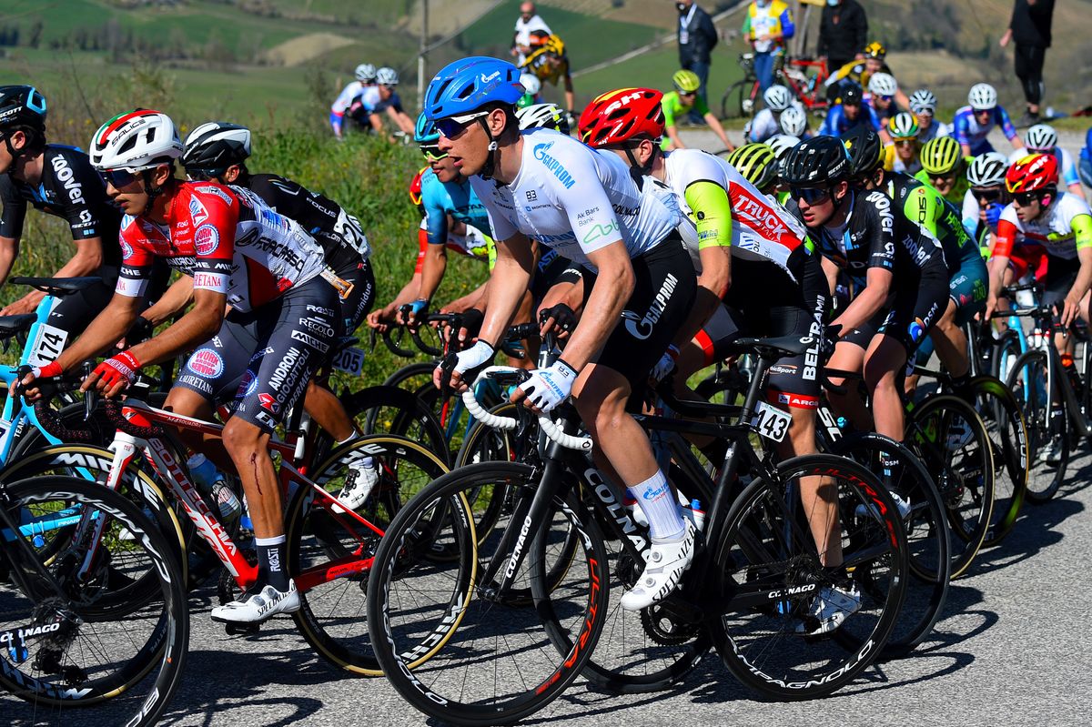 Settimana Internazionale Coppi e Bartali 2021 36th Edition 2nd Stage Riccione Sogliano al Rubicone 163 km 24032021 Damiano Cima ITA Gazprom RusVelo photo Dario BelingheriBettiniPhoto2021