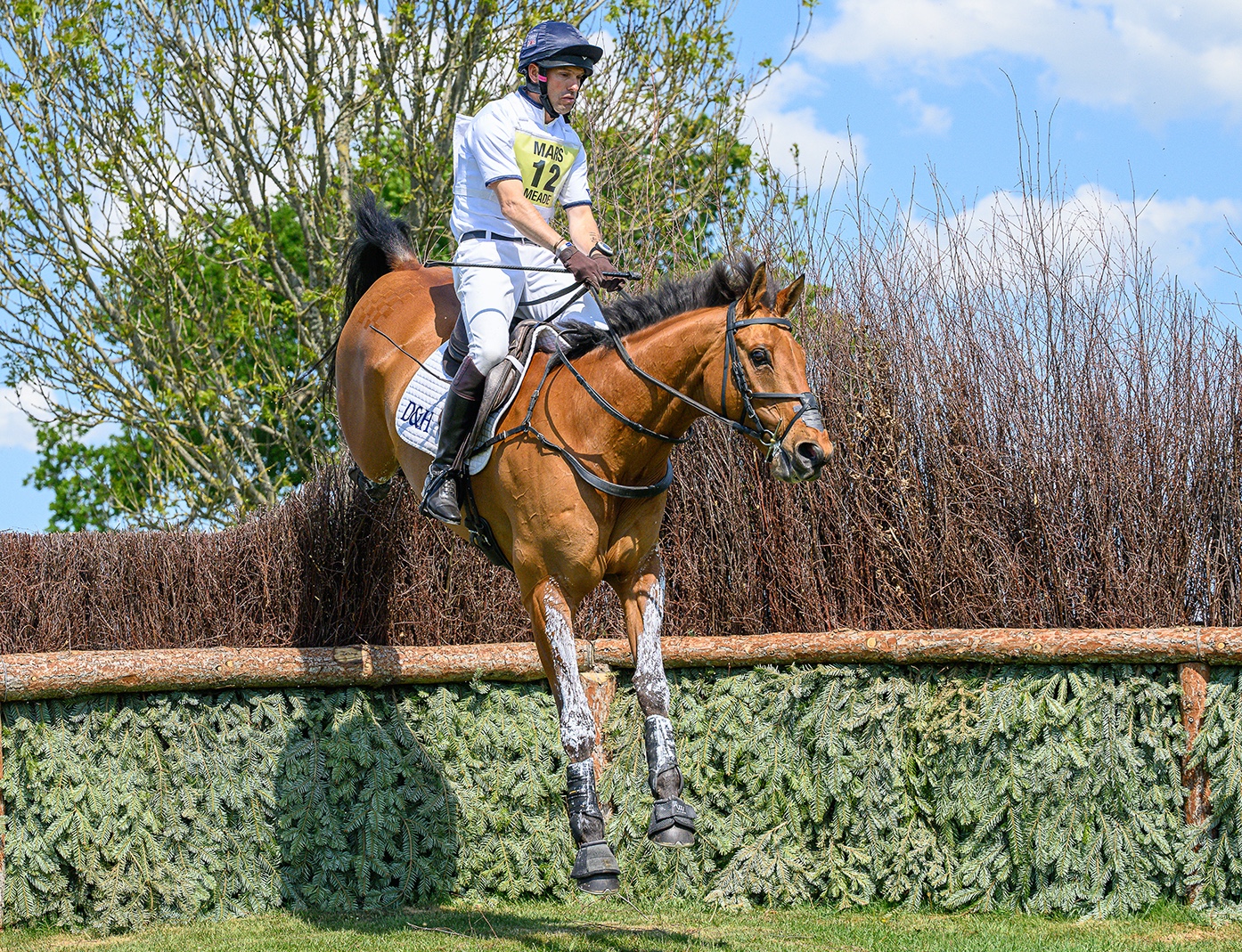 Harry Meade and Superstition at Badminton 2025.