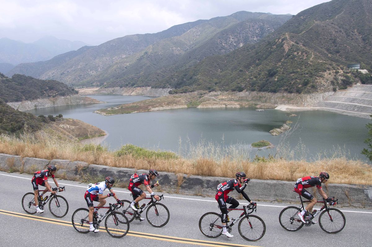 The BMC team together during the stage