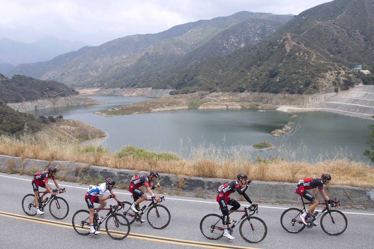 The BMC team together during the stage