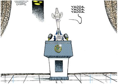 Obama cartoon U.S. Terror Address