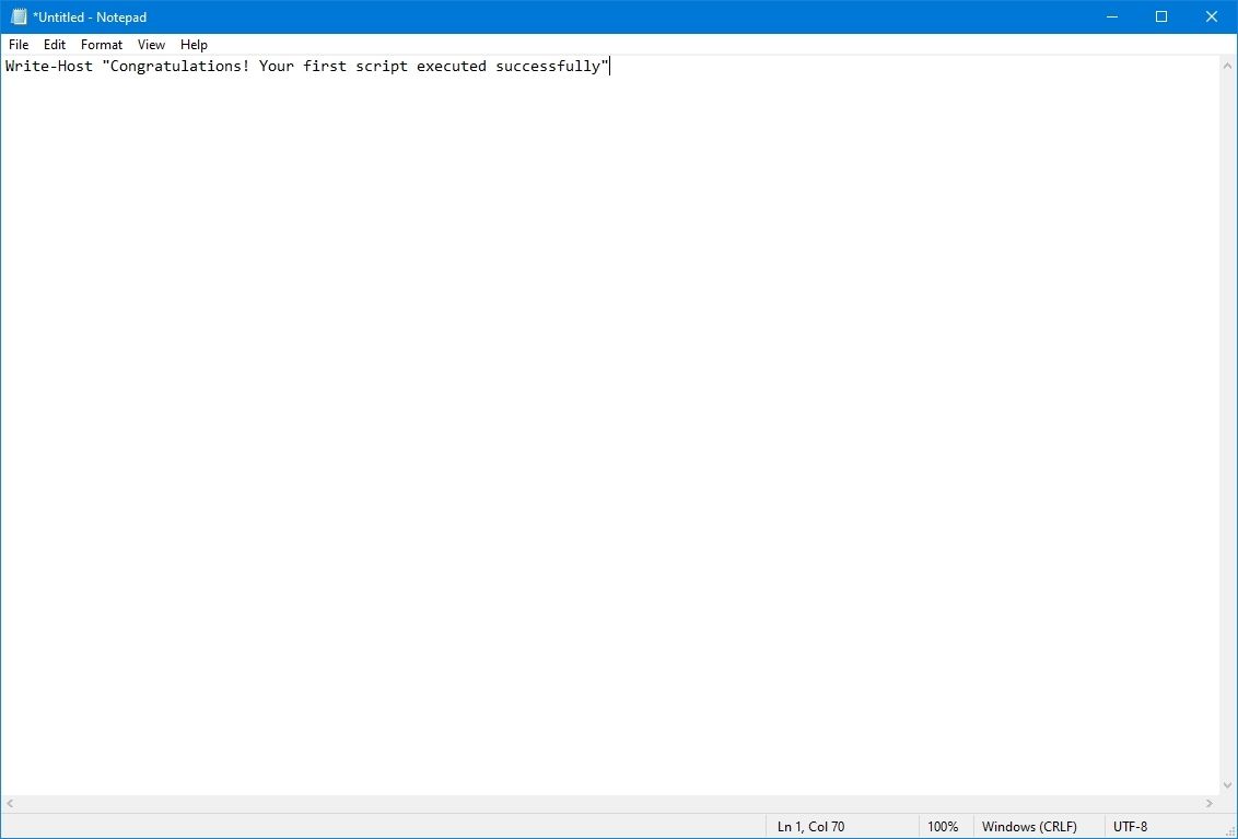 How to create and run a PowerShell script file on Windows 10 or 11 ...