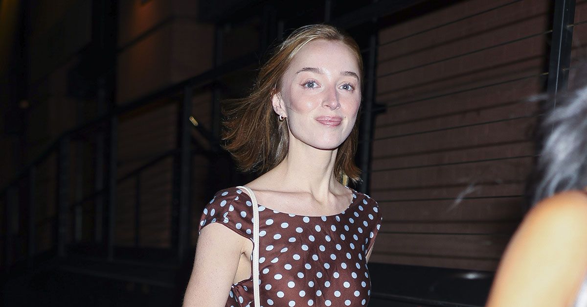 Black-and-White Polka Dot Dresses Are Chic, But It Girls Are Choosing the Print In This Trendy Color
