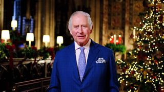King Charles III during his first Christmas speech