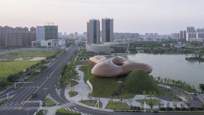 Liyang Museum by CROX aerial 