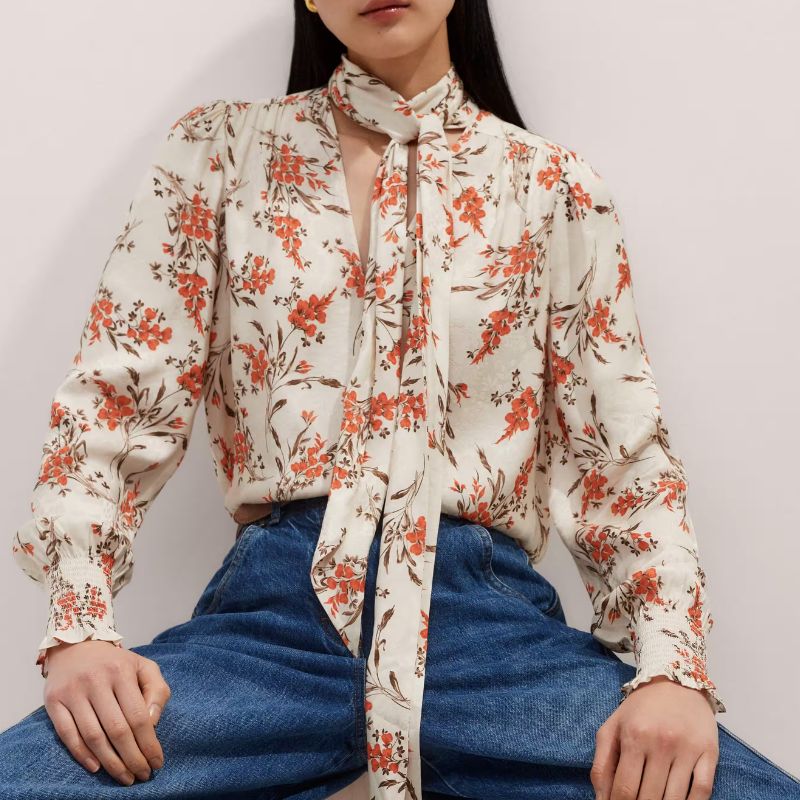 Image of floral blouse