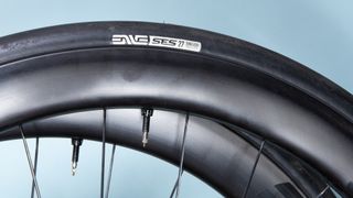 Enve SES 4.5 Wheelset detail showing SES tyre