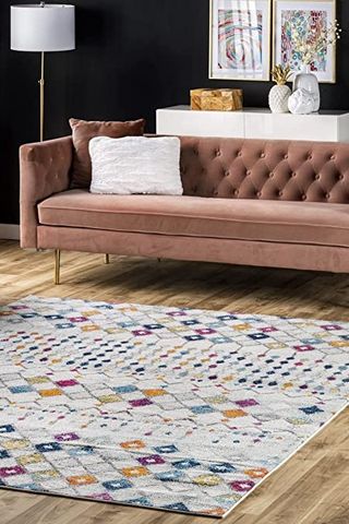 large patterned rug