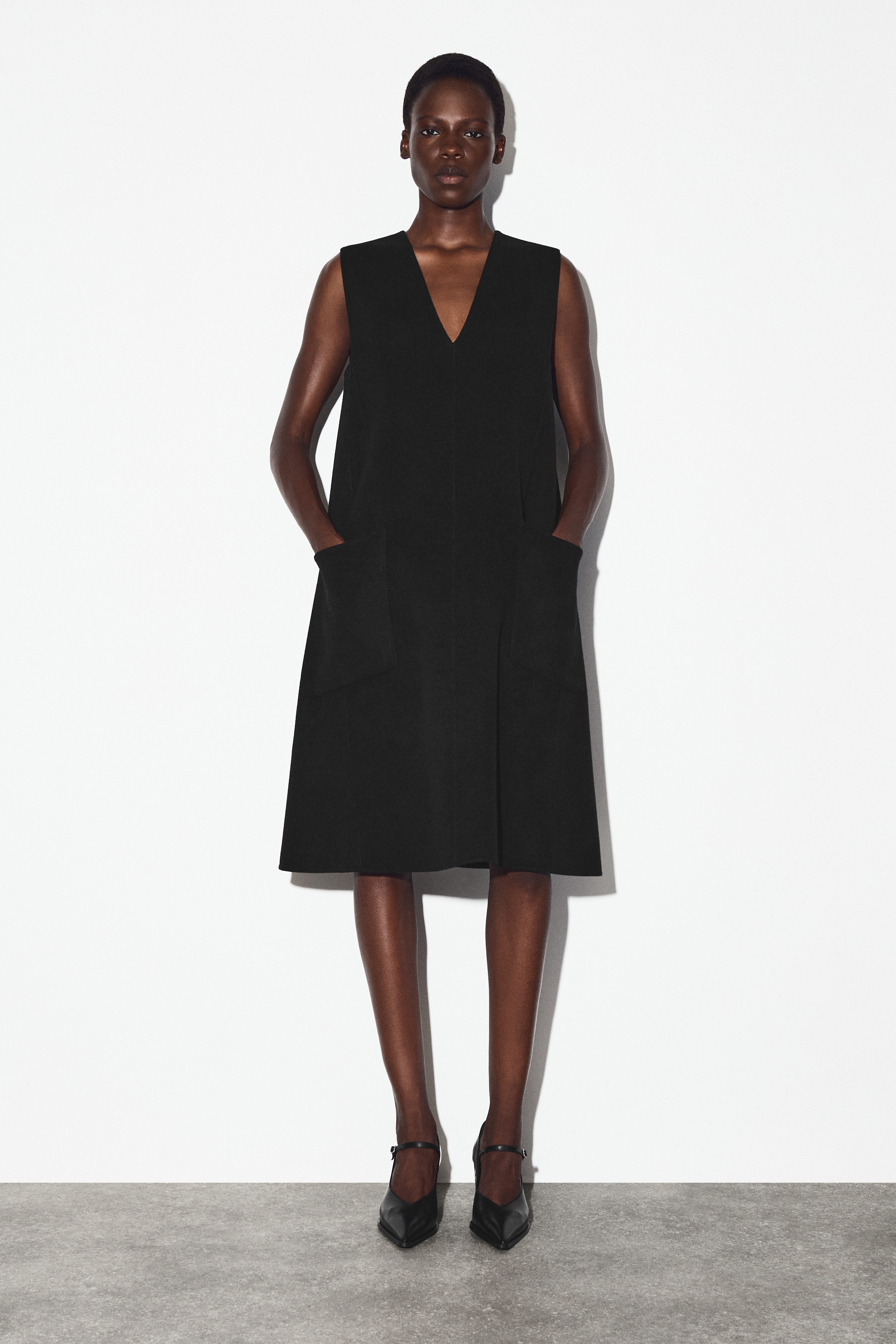 Double-Faced Merino Wool Dress