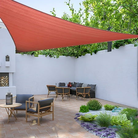 Love Story Sun Shade Sail 12' X 12' X 12' Terra Red Triangle Canopy Uv Block Awning for Outdoor Patio Backyard Garden (we Make Custom Size)