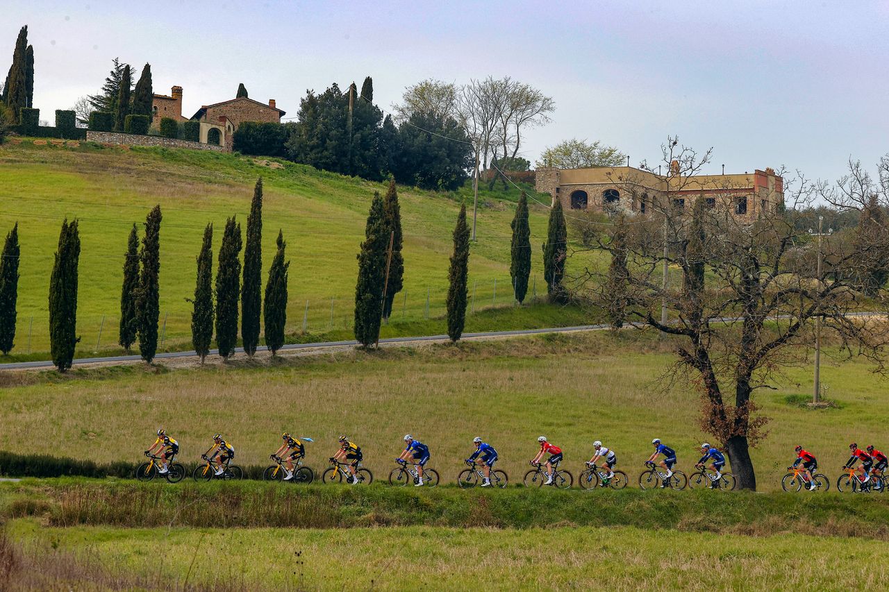 The view of Tuscany during stage 2 of Tirreno-Adriatico