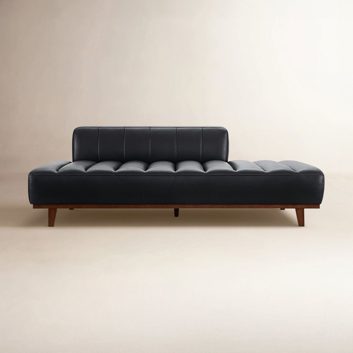 Allmodern Novi Genuine Leather Upholstered Daybed & Reviews | Wayfair