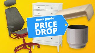 Collage of home decor items on sale at IKEA