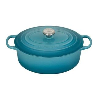 Le Creuset Signature Dutch Oven against a white background.