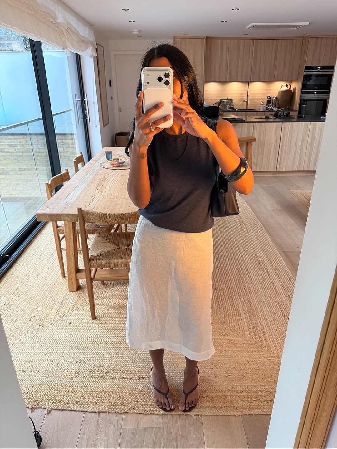 An image of a woman in Los Angeles wearing summer outfit idea 2026