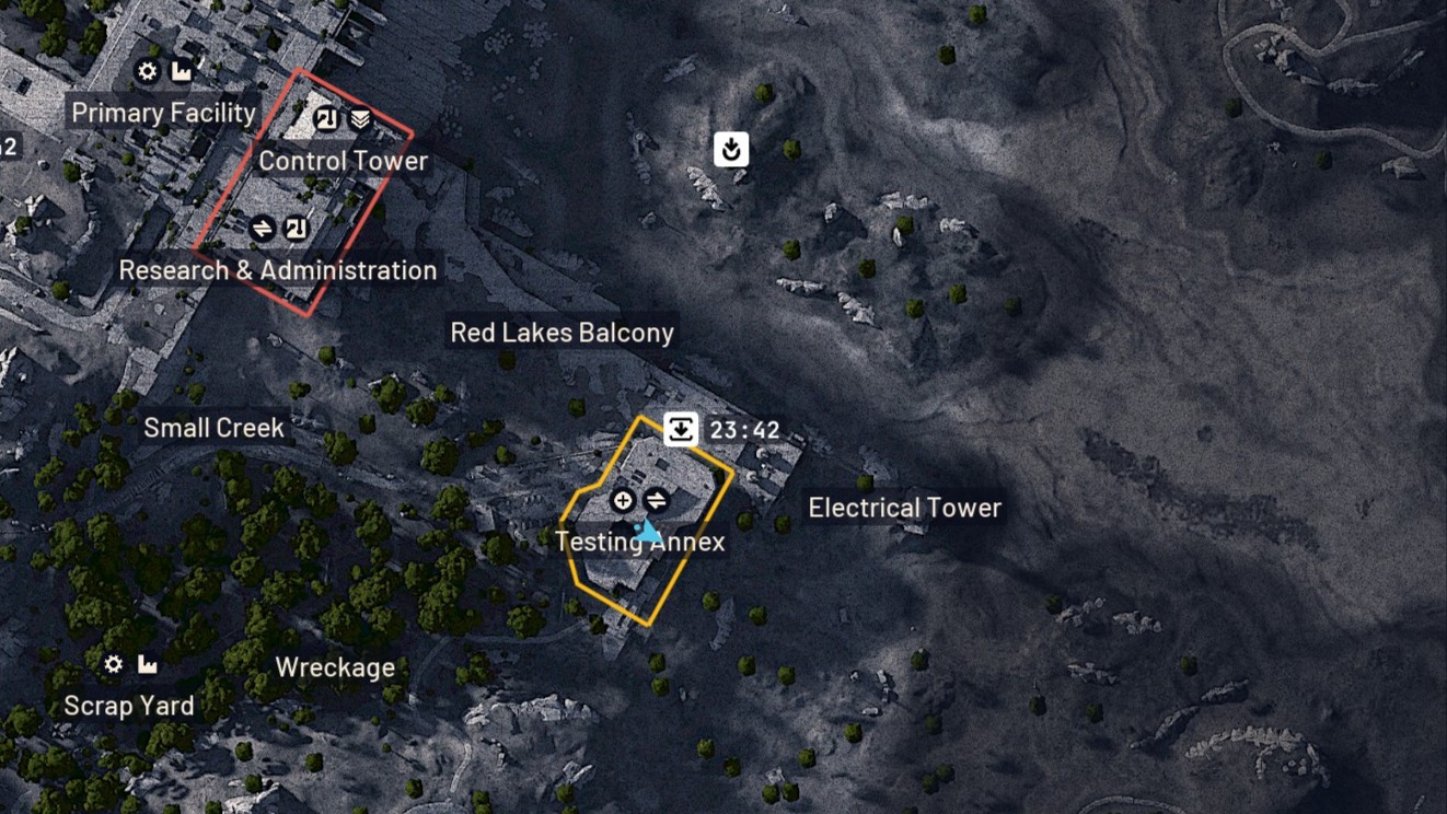 Arc Raiders Dam key locations - Testing Annex