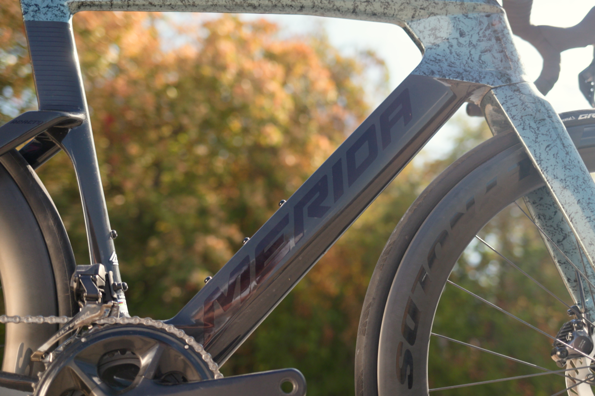 Detail of the Merida Reacto 9000 road bike