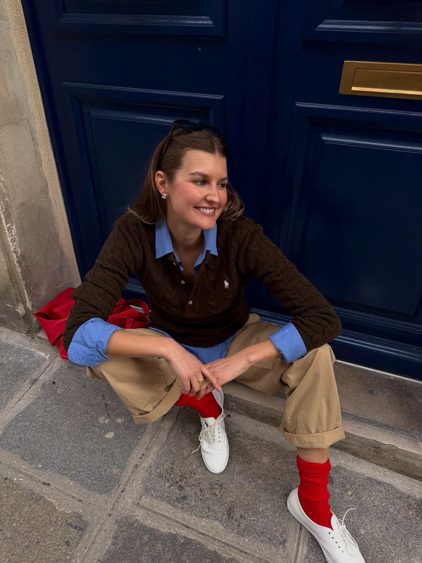 Gen Z influencer wearing canvas sneakers, a rising Gen Z sneaker trend.