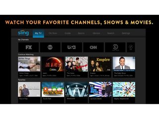Sling Television (Android, iOS) (Subscription required)