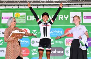 Coryn Rivera wins stage 2 at OVO Energy Women's Tour