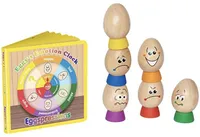 Hape Eggspressions Wooden Learning Toy with Illustrative Book