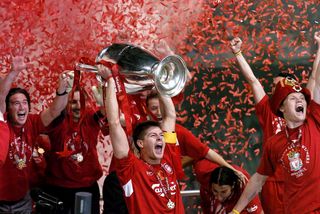 Liverpool and captain Gerrard went on to lift the Champions League trophy after their famous comeback win against AC Milan in Istanbul
