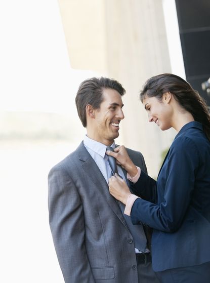 Businessman and woman 