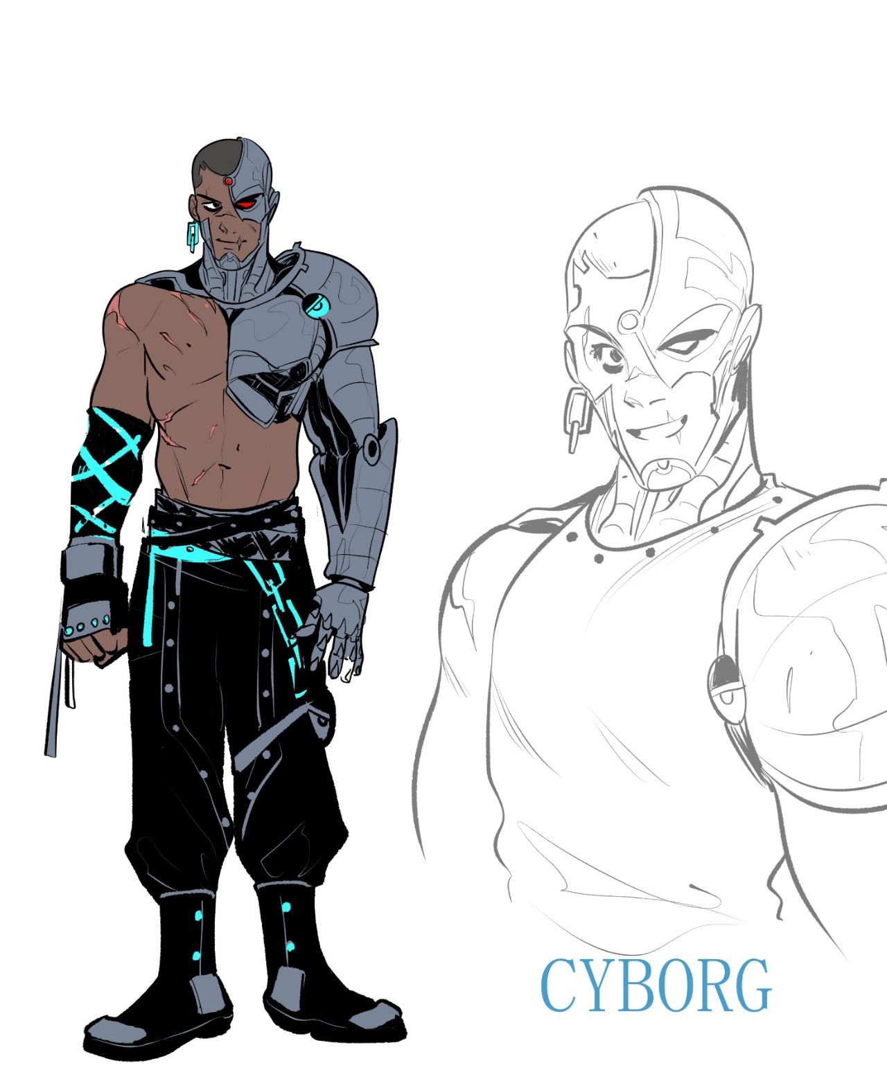 RWBY/Justice League character designs