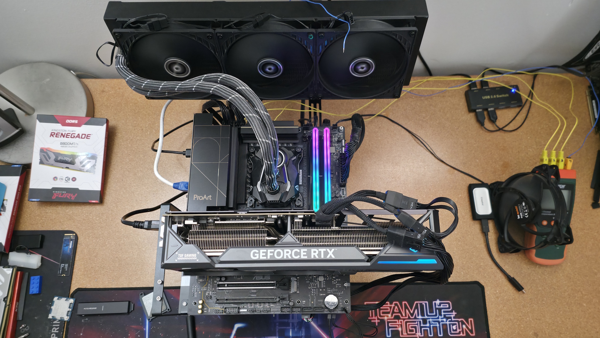 Asus B850-Creator Wifi Neo - On the testbed