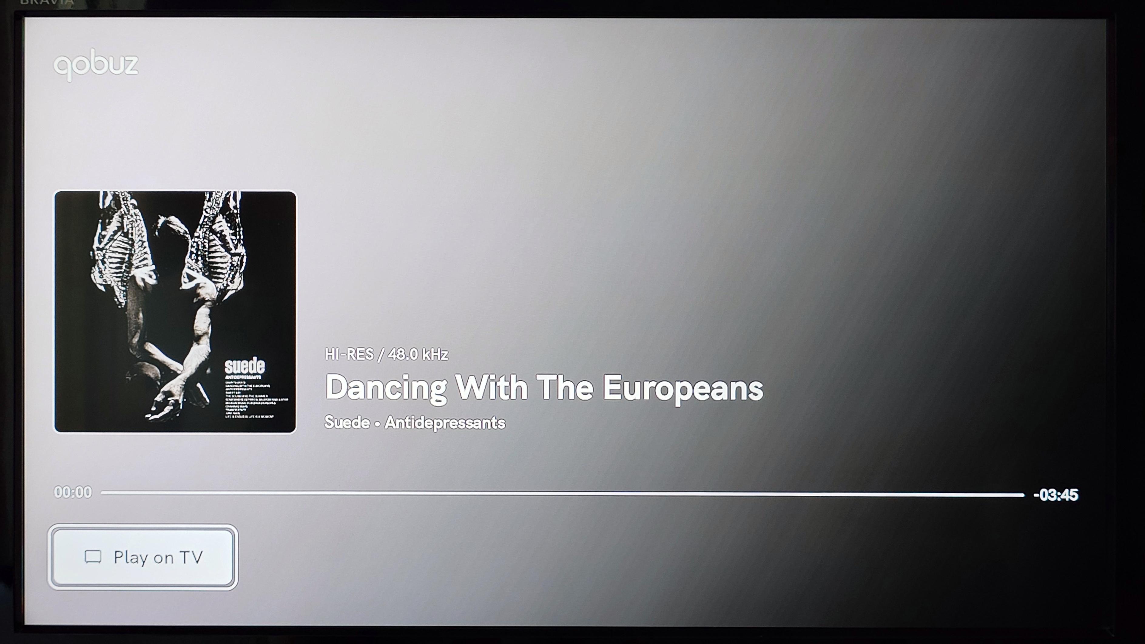 Qobuz streams in hi-res format on supported hardware.
