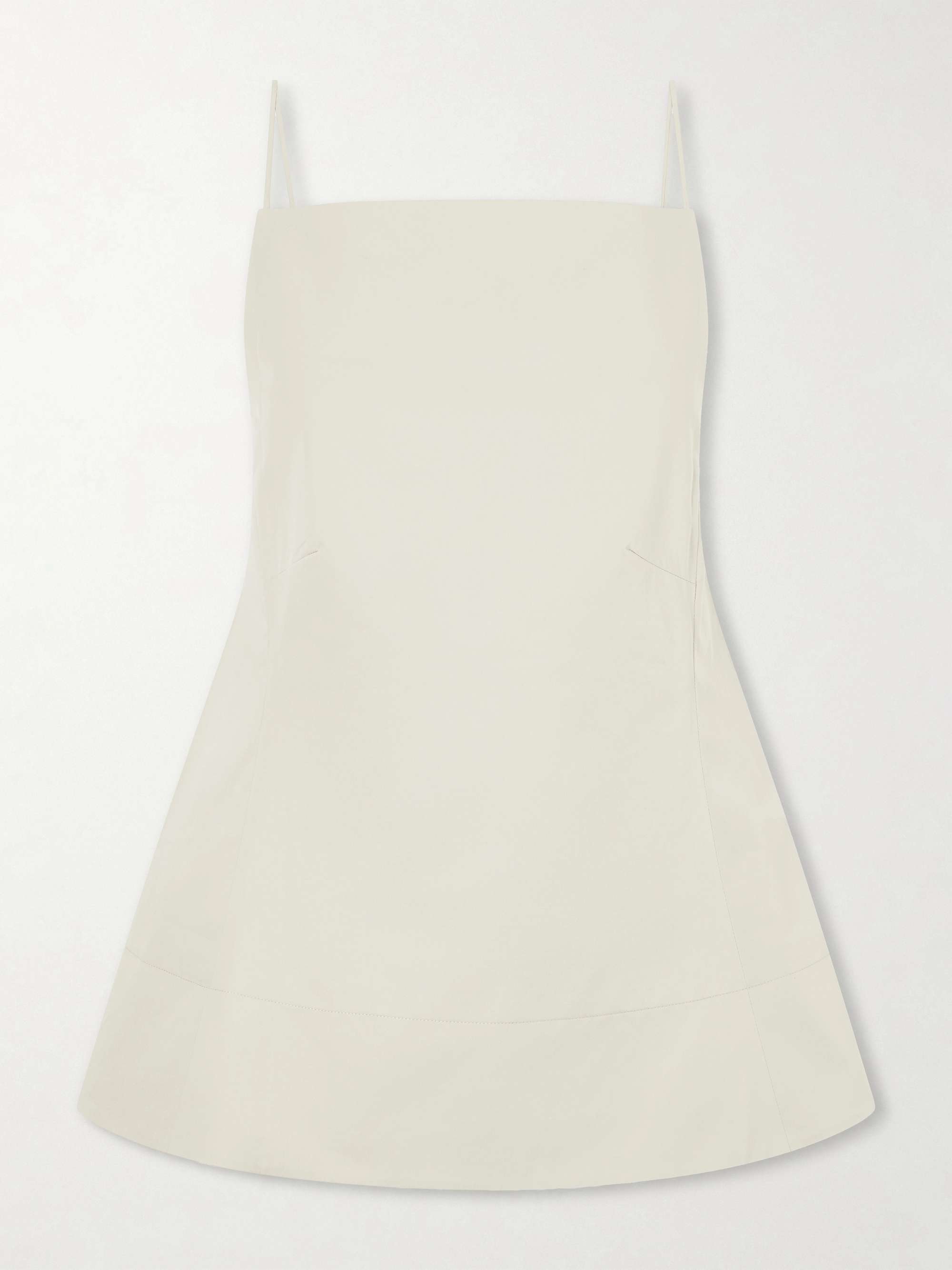 Open-Back Cotton-Poplin Tank