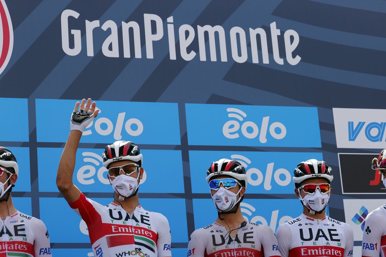 Gran Piemonte 2020 104th Edition Santo Stefano Belbo Barolo 187 km 12082020 Fabio Aru ITA UAE Team Emirates photo Luca BettiniBettiniPhoto2020