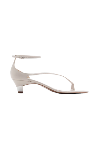 MANGO, Leather Sandals With a Wide Strap - Women | Mango Usa