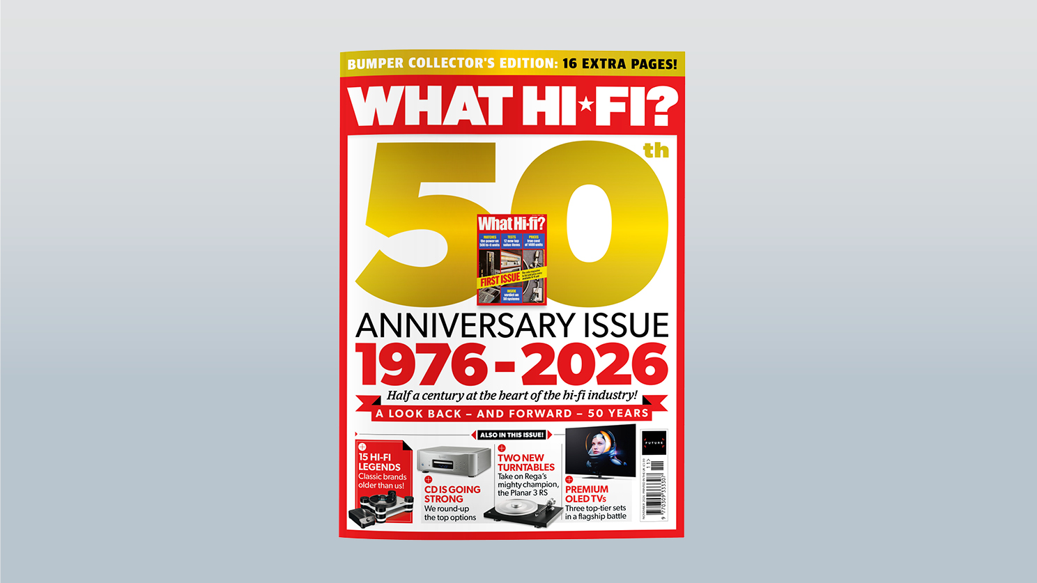 What Hi-Fi? 50th anniversary issue out now