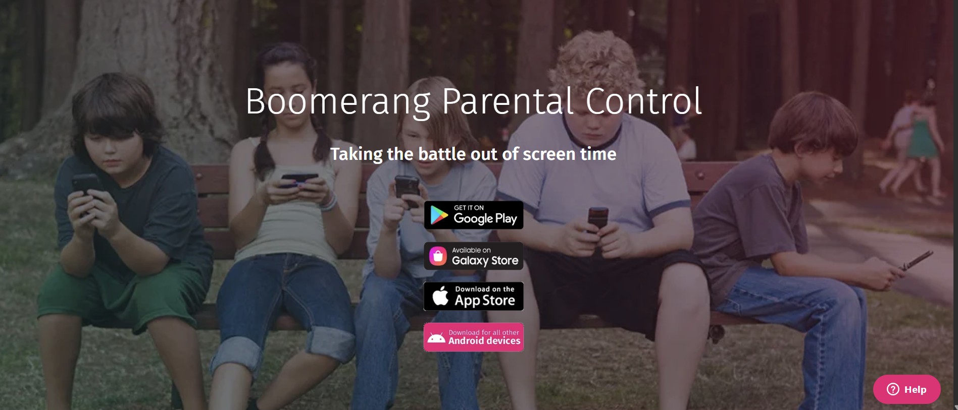 Boomerang parental control hero image