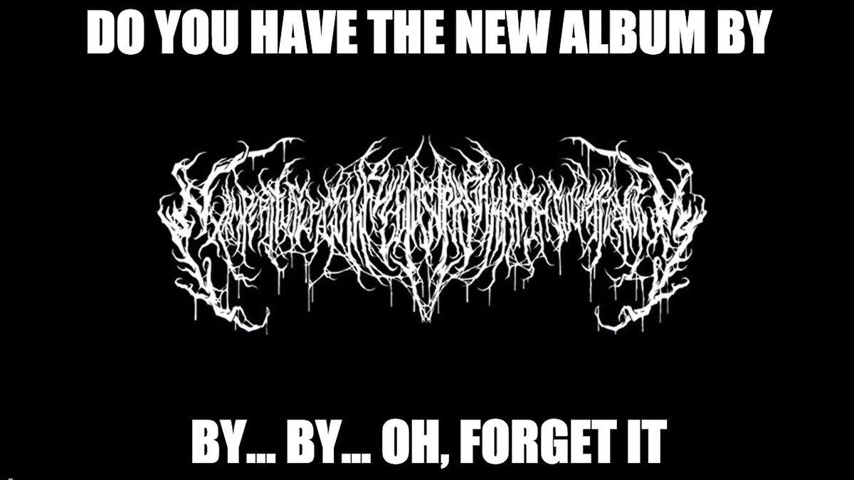 Death Metal Logo Meme