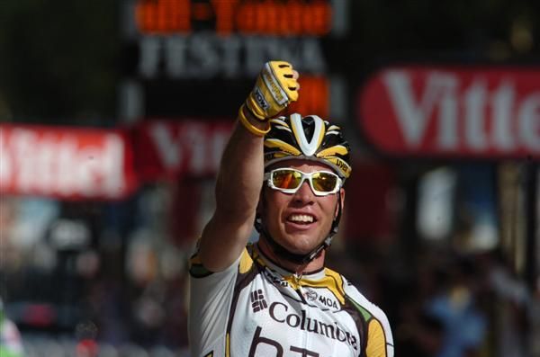 Number six for Mark Cavendish (Columbia-HTC)