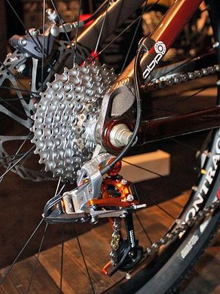 ABP Race dropouts on the carbon fibre Remedy 9.9 feature a narrower profile and lighter weight than the standard version.