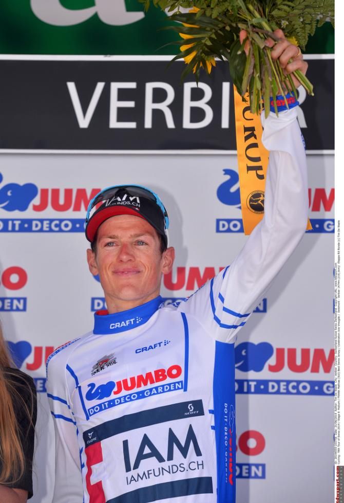 Mathias Frank (IAM Cycling) collects another best Swiss rider jersey