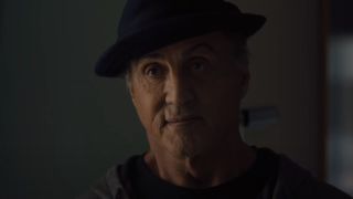 Rocky wearing hat in Creed II