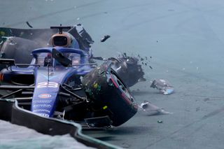 A race crash.
