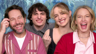 Paul Rudd, Finn Wolfhard, Mckenna Grace and Carrie Coon discuss "Ghostbusters: Frozen Empire."