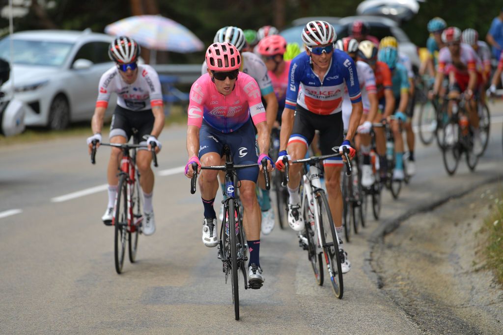 Michael Woods (EF Education First) in the breakaway
